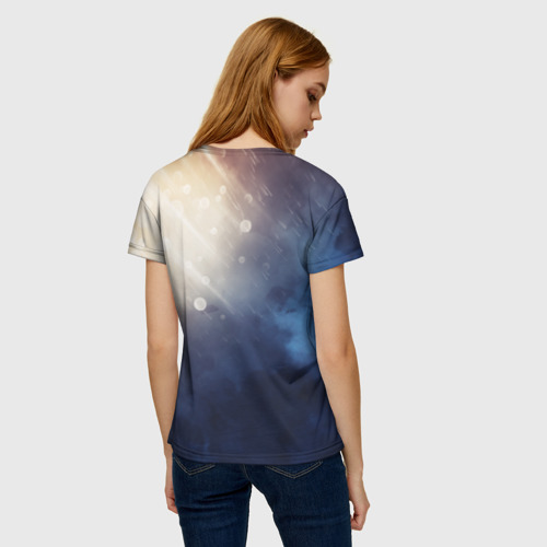Женская футболка 3D с принтом Егор Крид, вид сзади #2