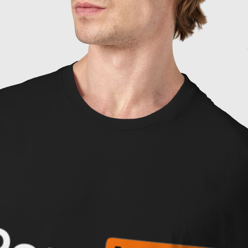 Мужская футболка хлопок с принтом Porn hub, фото #4