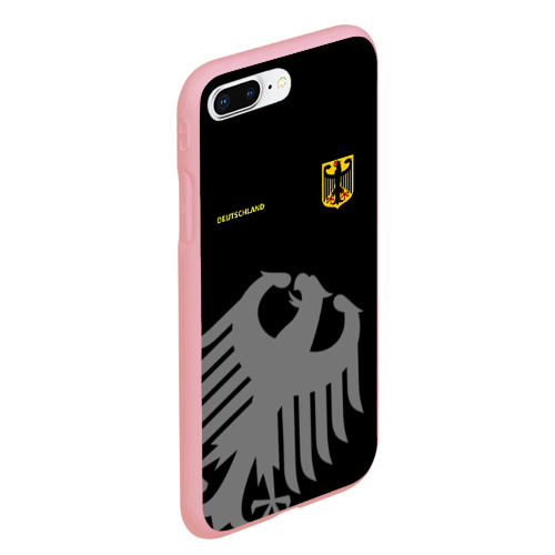 Чехол для iPhone 7Plus/8 Plus матовый с принтом Сборная Германии, вид сбоку #3