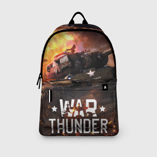 Рюкзак 3D с принтом War thunder, вид сбоку #3