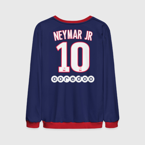 Мужской свитшот 3D с принтом Neymar Home 19-20, вид сзади #1