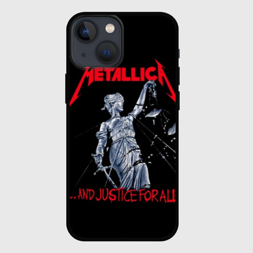Чехол для iPhone 13 mini с принтом Metallica Металлика Металика, вид спереди #2