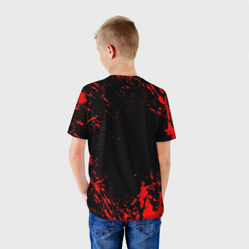 Детская футболка 3D с принтом BERSERK, вид сзади #2