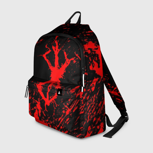 Рюкзак 3D с принтом Berserk logo elements, вид спереди #2