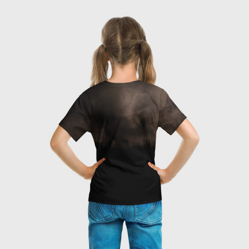 Детская футболка 3D с принтом Чернобыль 6, вид сзади #2