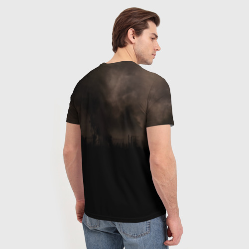 Мужская футболка 3D с принтом Чернобыль 6, вид сзади #2