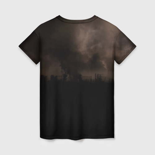 Женская футболка 3D с принтом Чернобыль 6, вид сзади #1