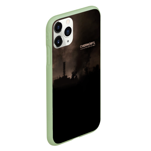 Чехол для iPhone 11 Pro матовый с принтом Чернобыль 6, вид сбоку #3