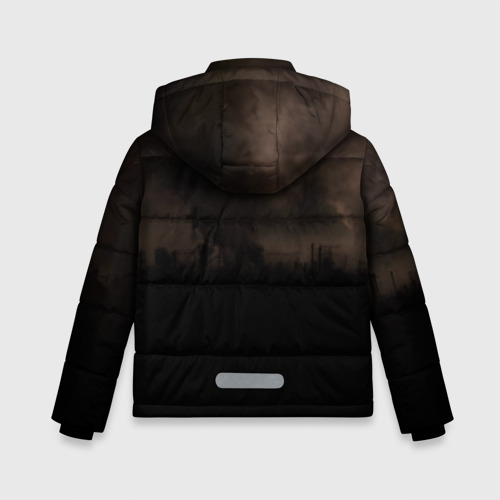 Зимняя куртка для мальчиков 3D с принтом Чернобыль 6, вид сзади #1