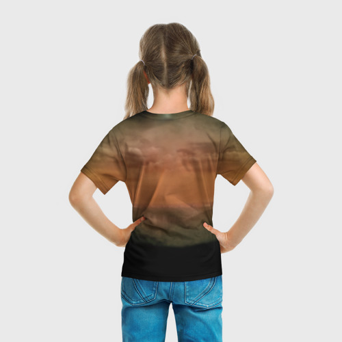 Детская 3D футболка с принтом Чернобыль 9, вид сзади #2