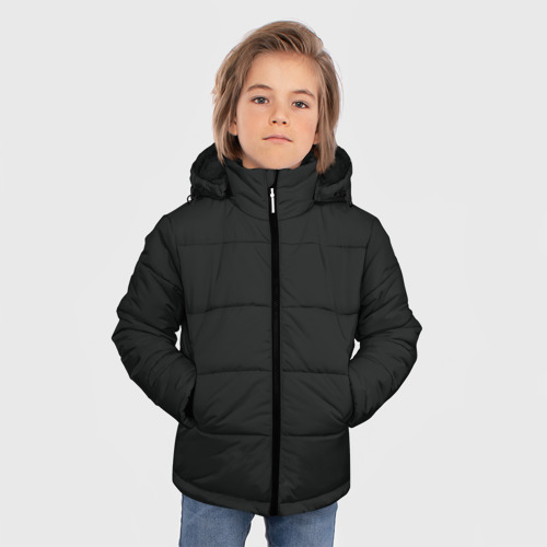 Зимняя куртка для мальчиков 3D с принтом Cyberpunk 2077, фото на моделе #1