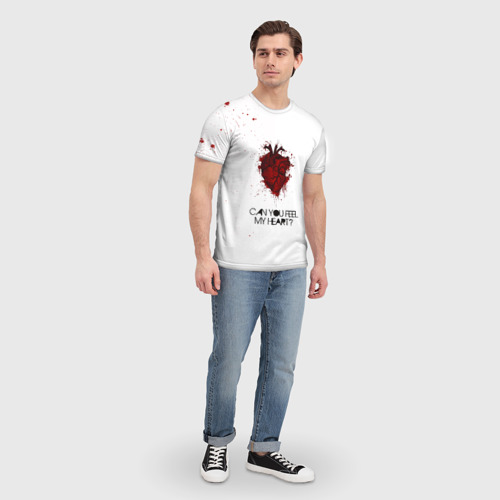 Мужская футболка 3D с принтом Can You Feel My Heart - BMTH, вид сбоку #3