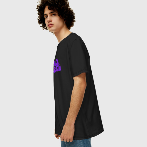 Мужская футболка хлопок Oversize с принтом Black sabbath, вид сбоку #3