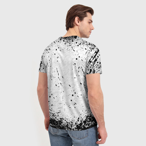 Мужская 3D футболка с принтом BLINK-182, вид сзади #2