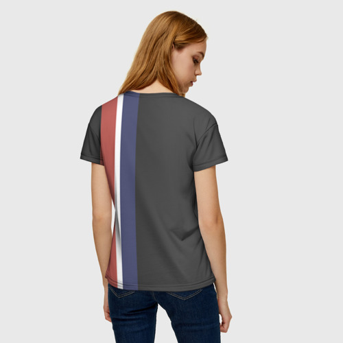 Женская футболка 3D с принтом Bridges corp, вид сзади #2