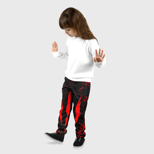 Детские брюки 3D с принтом ВЕДЬМАК, фото на моделе #1