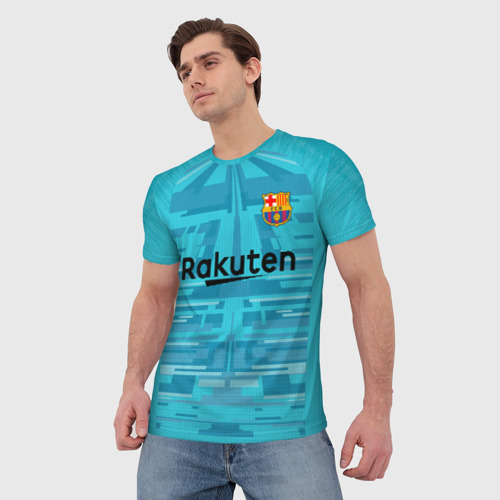 Мужская футболка 3D с принтом Ter Stegen Gk 19-20, фото на моделе #1