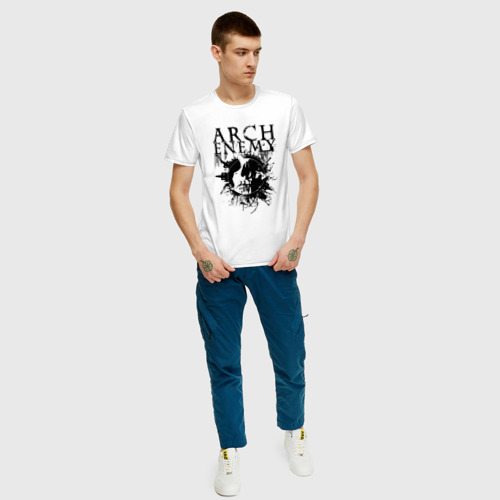 Мужская футболка с принтом Arch Enemy, вид сбоку #3