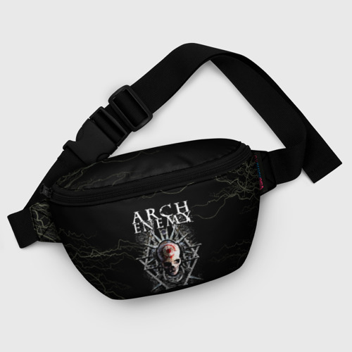 Поясная сумка 3D с принтом Arch Enemy, фото #5