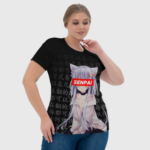 Женская футболка 3D с принтом SENPAI ANIME, фото #4