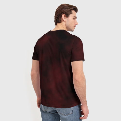 Мужская футболка 3D с принтом Кроули, вид сзади #2