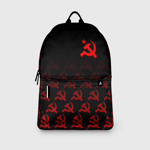 Рюкзак 3D с принтом СССР, вид сбоку #3