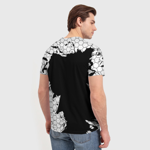 Мужская футболка 3D с принтом Garena free fire, вид сзади #2