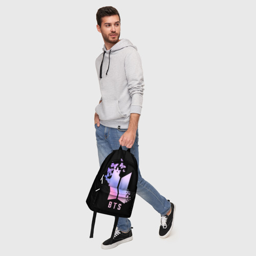Рюкзак 3D с принтом BTS, фото #5