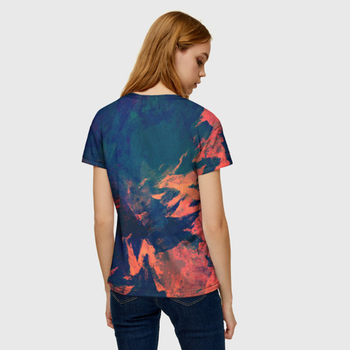 Женская футболка 3D с принтом Ловец Снов, вид сзади #2