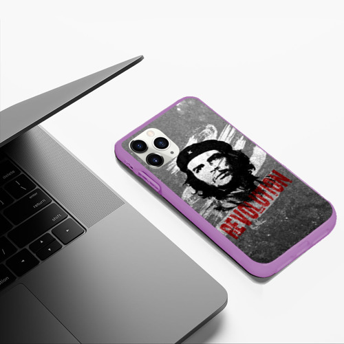 Чехол для iPhone 11 Pro Max матовый с принтом Че Гевара, фото #5