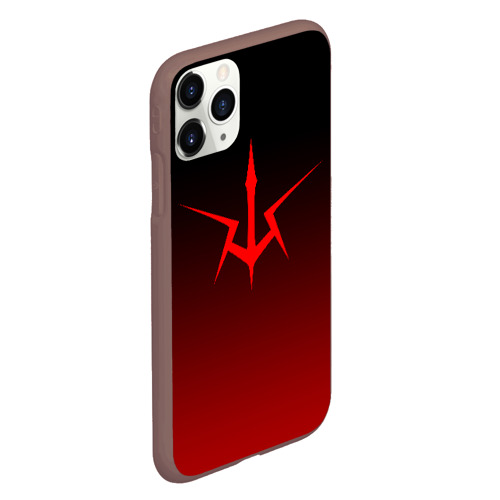 Чехол для iPhone 11 Pro матовый с принтом Code Geass logo gradient, вид сбоку #3