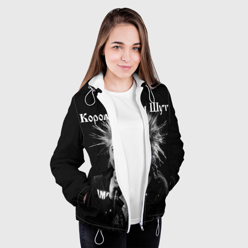 Женская куртка 3D с принтом Король и Шут + Анархия, вид сбоку #3