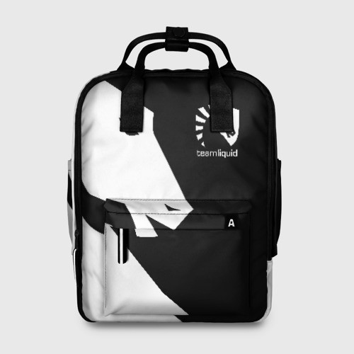 Женский рюкзак 3D с принтом TEAM LIQUID | ТИМ ЛИКВИД, вид спереди #2