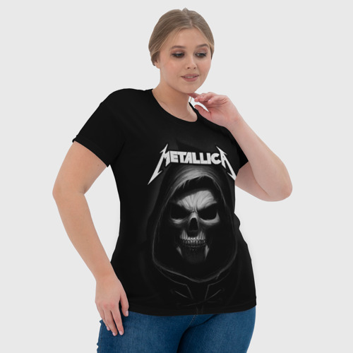 Женская футболка 3D с принтом Metallica, фото #4