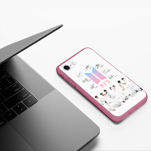Чехол для iPhone 7/8 матовый с принтом BTS, фото #5