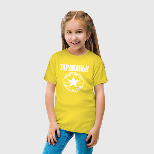 Детская футболка хлопок с принтом Тараканы!, вид сбоку #3