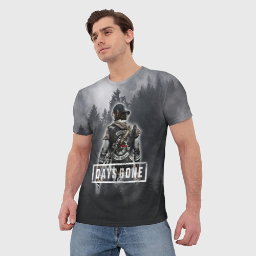 Мужская футболка 3D с принтом Days Gone, фото на моделе #1