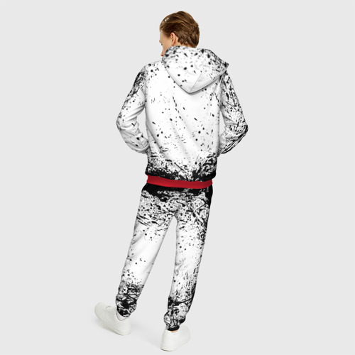 Мужской 3D костюм с принтом MARSHMELLO MELT | МАРШМЕЛЛО, вид сзади #2