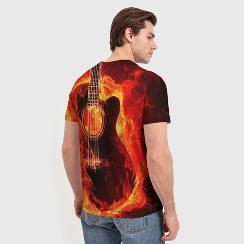 Мужская футболка 3D с принтом Metallica Металлика Металика, вид сзади #2