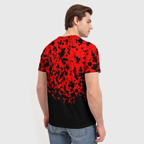 Мужская футболка 3D с принтом OVERLORD, вид сзади #2