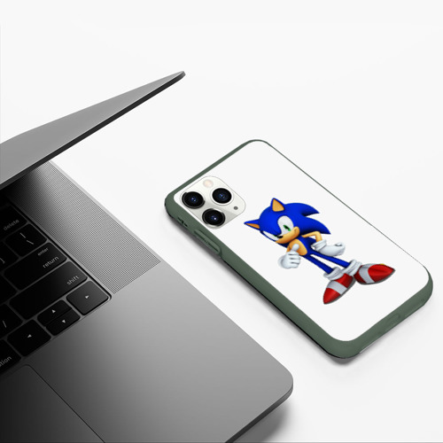Чехол для iPhone 11 Pro матовый с принтом Sonic, фото #5