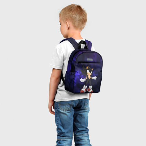 Детский рюкзак 3D с принтом Shadow, фото на моделе #1