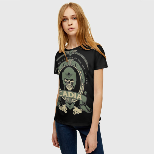 Женская футболка 3D с принтом Warhammer, фото на моделе #1
