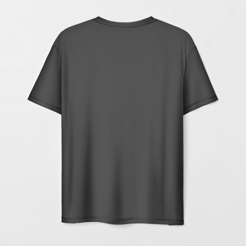 Мужская футболка 3D с принтом Ультрамариновая Броня, вид сзади #1