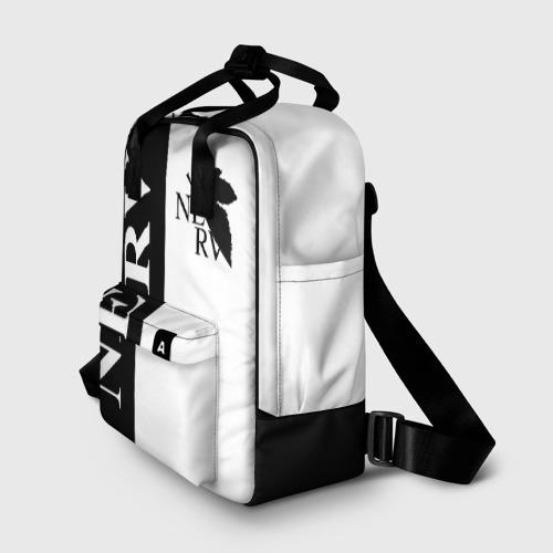 Женский рюкзак 3D с принтом Nerv black, фото на моделе #1