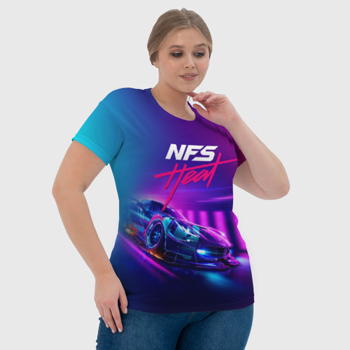 Женская футболка 3D с принтом Need for Speed - heat 2019, фото #4