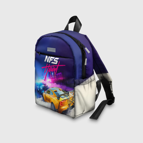 Детский рюкзак 3D с принтом NEED FOR SPEED - HEAT (2019), вид сбоку #3