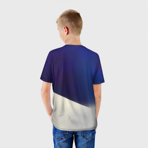 Детская 3D футболка с принтом NEED FOR SPEED - HEAT (2019), вид сзади #2