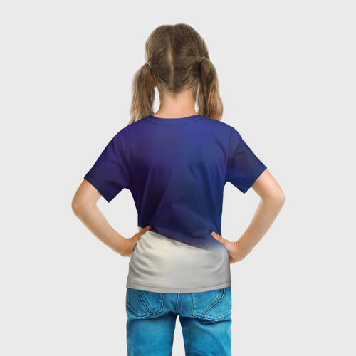 Детская 3D футболка с принтом NEED FOR SPEED - HEAT (2019), вид сзади #2