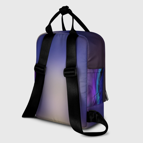 Женский рюкзак 3D с принтом Coraline, вид сзади #1